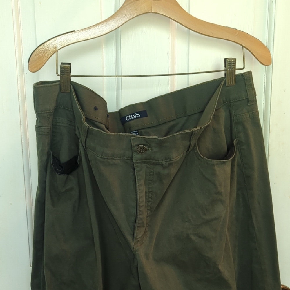 Women's Pants Chaps 20W Olive Green